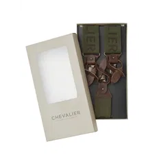 Подтяжки Chevalier Logo зеленые